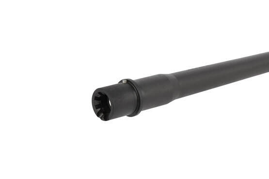 The Criterion Hybrid AR15 barrel features an M4 extension with feed ramps